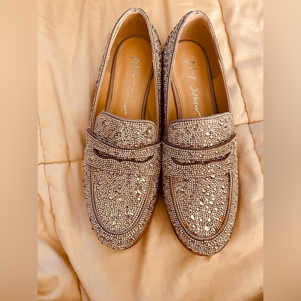 Betsey Johnson Sparkle Loafers